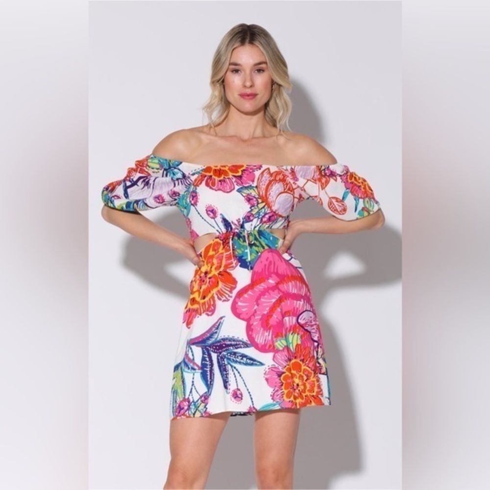 Walter Baker Nina Mini Dress in Cozumel